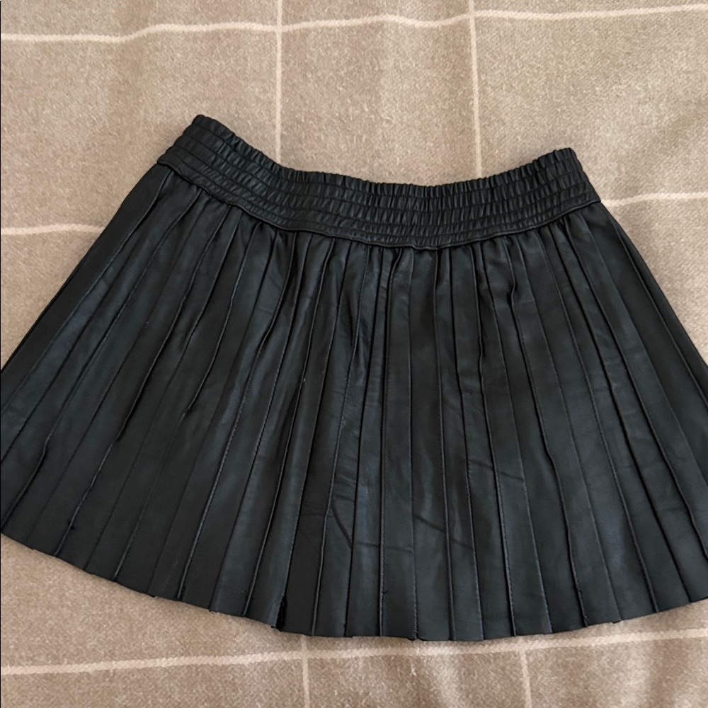 Walter Baker Black Pleated Skirt Size Small